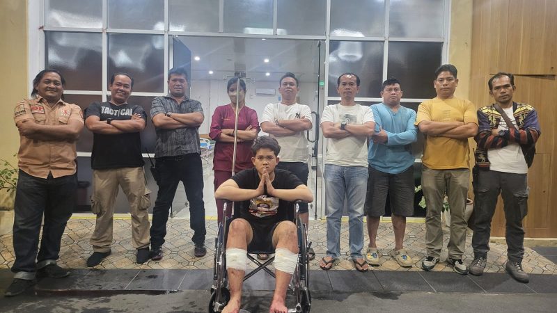 Resrkim Polsek Medan Baru Tembak Kawanan Begal