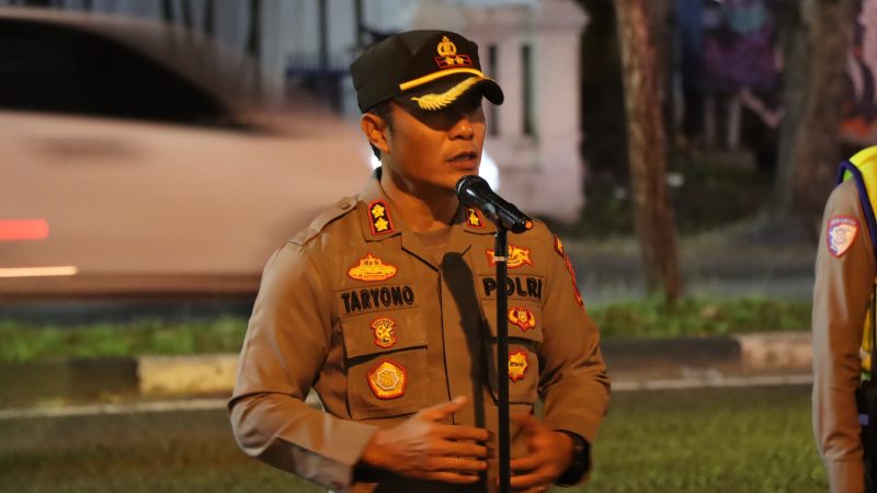Wakapolrestabes Medan Pimpin Apel Satgas Anti Tawuran di Posko Tramtibum Helvetia