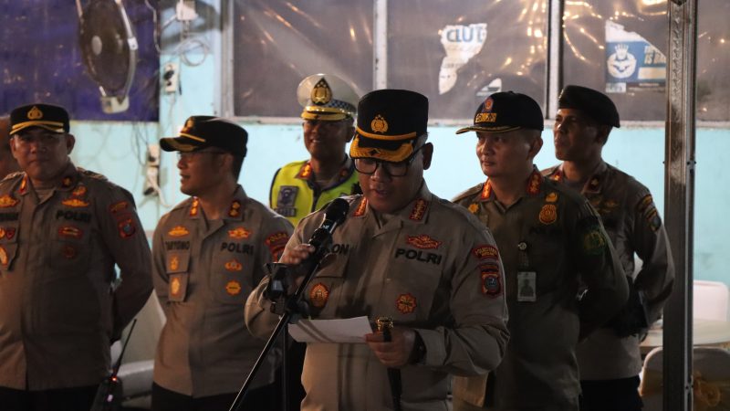 Kapolrestabes Medan Pimpin Patroli Gabungan Antisipasi Kejahatan Jalanan