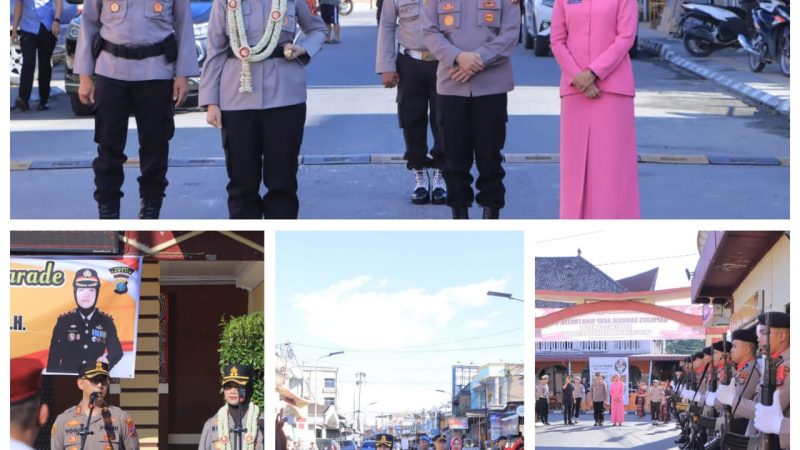 Pergantian Kepemimpinan Polres Samosir Berlangsung Khidmat