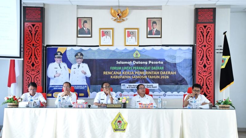 Pemkab Samosir Gelar Forum Lintas Perangkat Daerah RKPD 2026