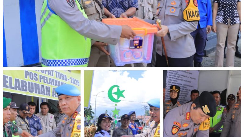 Polda Sumut Lakukan Monitoring Pos Pelayanan Di areal Hukum Polres Samosir