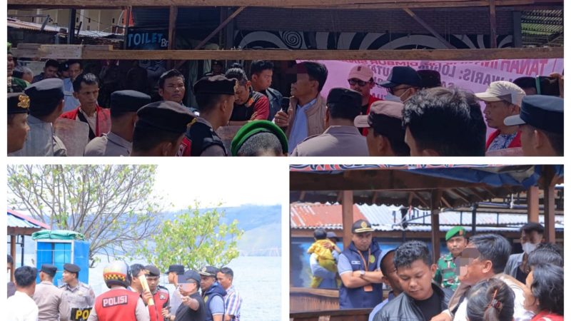 Eksekusi Lahan di Desa Hutabolon Samosir Berlangsung Kondusif, Meski Sempat Dihadang Pihak Termohon