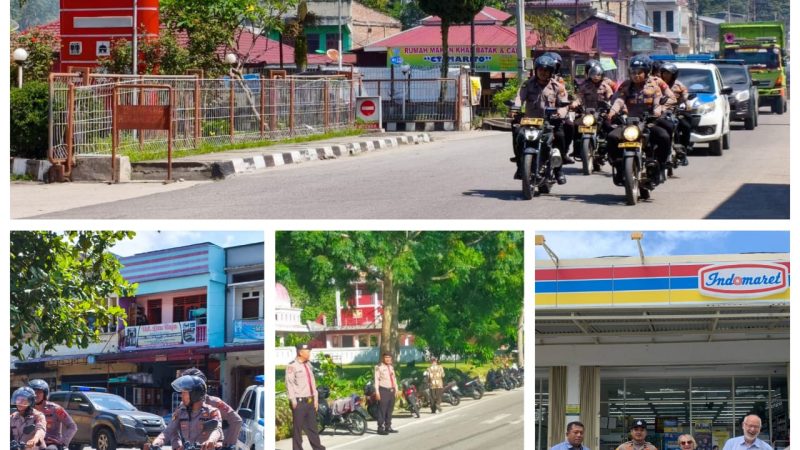 Polres Samosir Gelar Patroli Serentak Jelang May Day