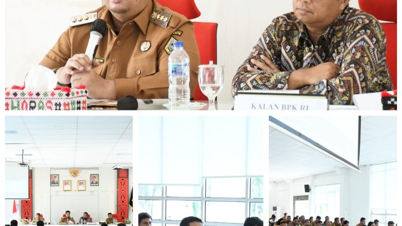 Bupati Samosir Sambut Kunjungan Kerja Kepala BPK RI Perwakilan Sumut