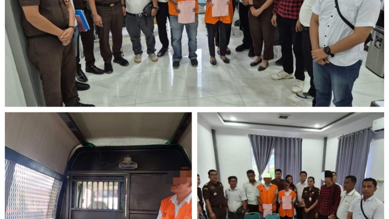 Polres Samosir Serahkan Tersangka Korupsi Pengelolaan Dana Desa ke Kejaksaan