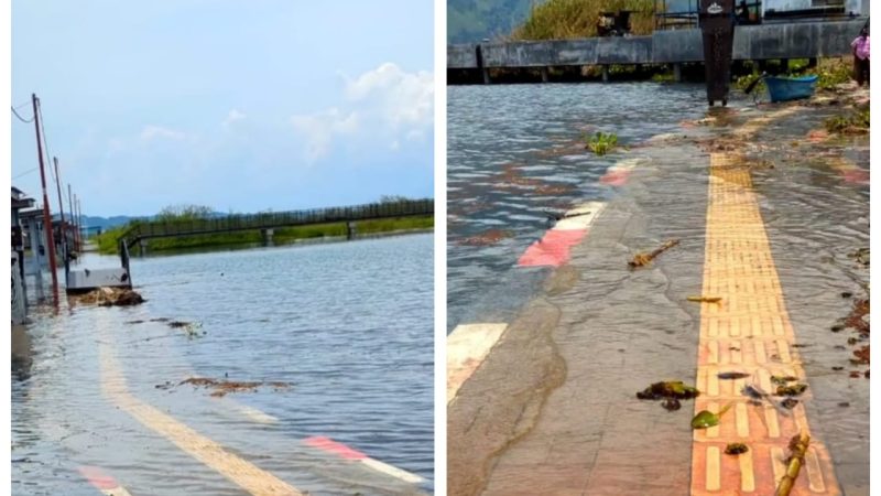 DTW Pallombuan Samosir: Proyek Rp 7 Miliar Tergenang Air Danau Toba