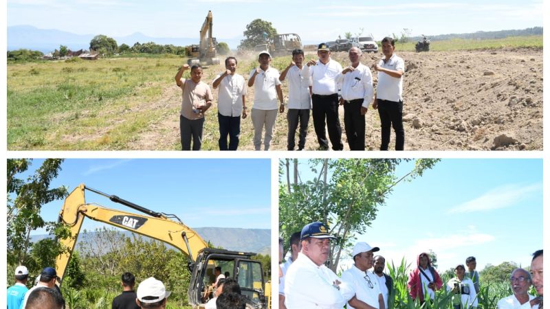 Wakil Bupati Samosir Monitoring Pembukaan Jalan Pangururan Bypass
