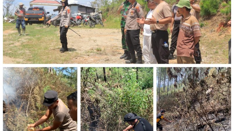 Kapolres Samosir Pimpin Patroli Gabungan Cegah Karhutla di Wilayah Rawan