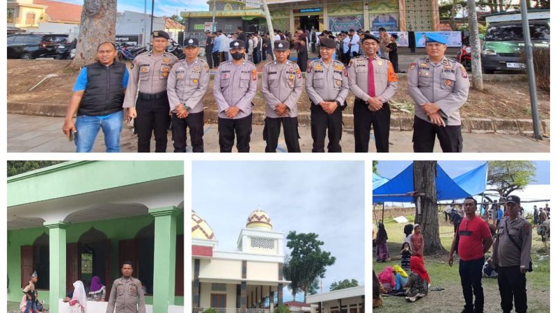 Polres Samosir Gelar Pengamanan Sholat Idul Adha di Seluruh Wilayah
