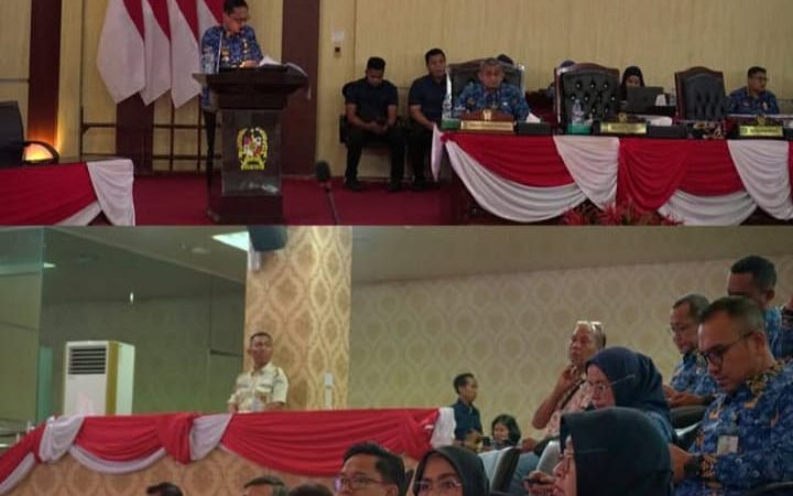 Plt. Kepala Dinas Sumber Daya Air, Bina Marga, dan Bina Konstruksi (SDABMBK) Kota Medan turut menghadiri Rapat Paripurna DPRD Kota Medan