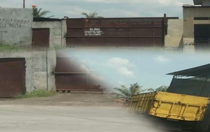 Diduga Minyak Masak Asal Aceh Perlak Dioplos Dengan Minyak BBM Subsidi di Gudang Penyimpanan Alat Berat di Simpang Dobi Titipapan