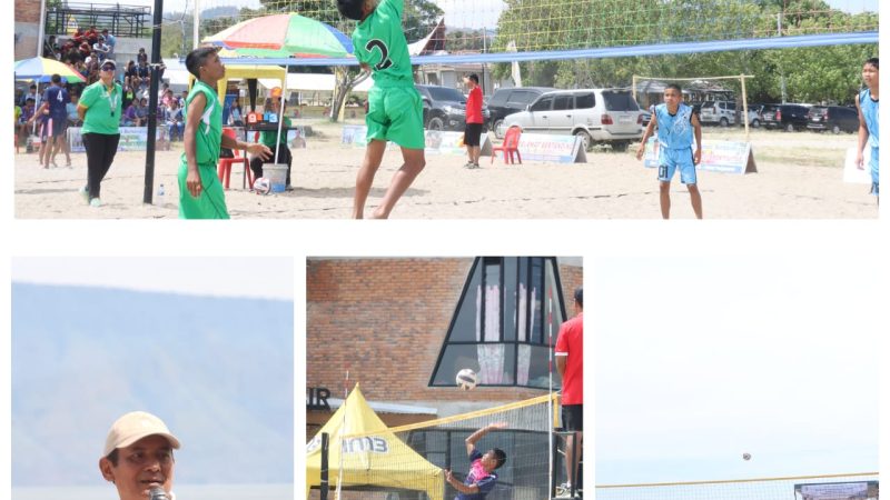 Bupati Samosir Buka Turnamen Voli Pantai Piala Bupati Samosir 2025