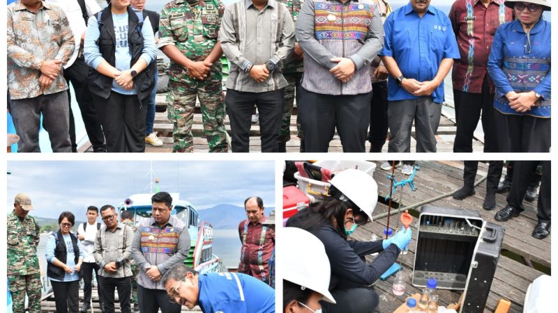 Keruhnya Air Danau Toba, Bupati Samosir Kerjasama dengan USU untuk Penelitian