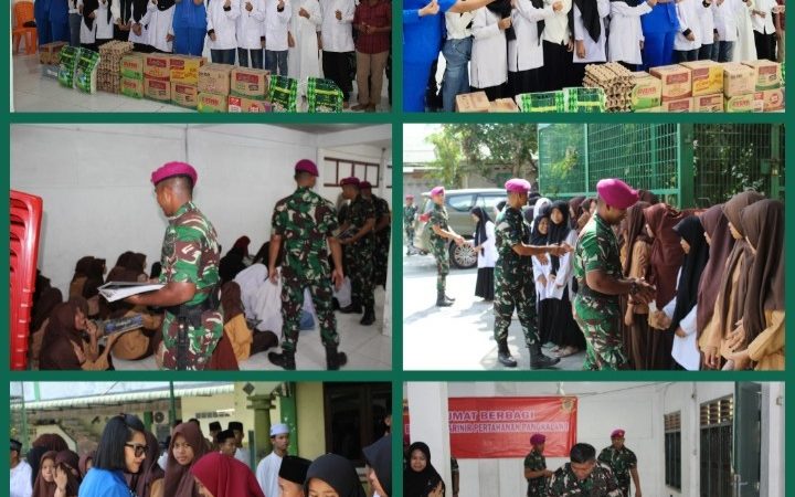 Jumat Berkah Yonmarhanlan l Kunjungi Panti Asuhan Bani Adam As Kota Medan