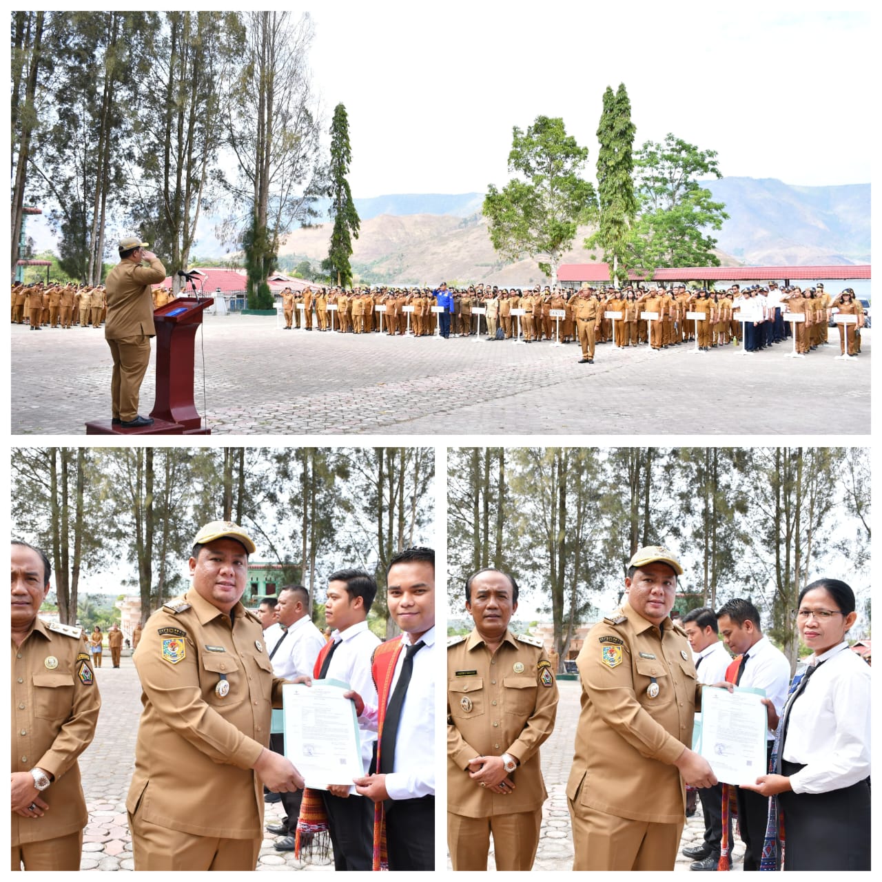 Bupati Samosir Serahkan SK Pengangkatan 141 Pegawai PPPK