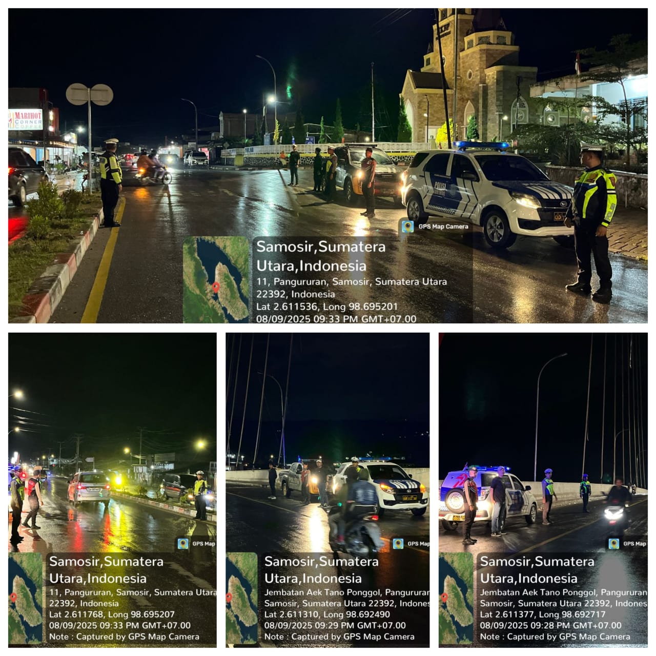 Polres Samosir Gelar Patroli Presisi untuk Keamanan Masyarakat