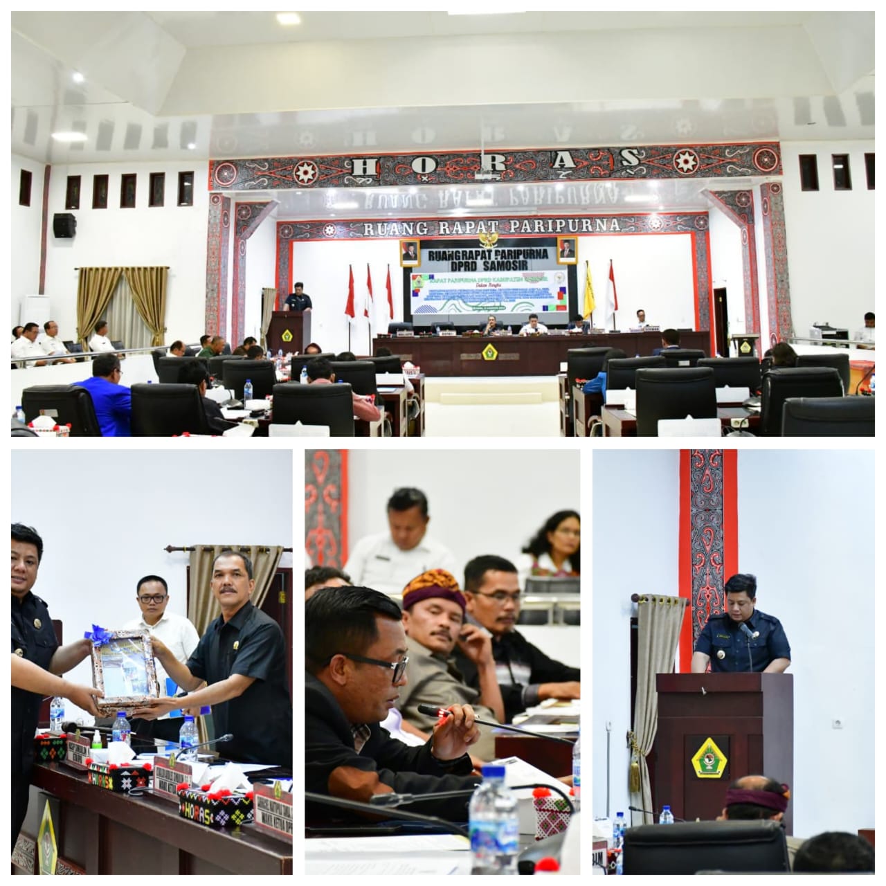 Bupati Samosir Serahkan 4 Ranperda dan KUA-PPAS APBD 2026 kepada DPRD