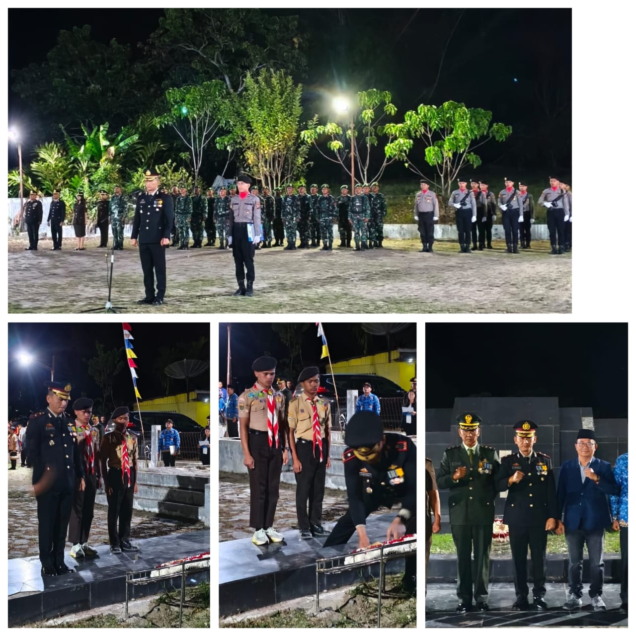 Polres Samosir Gelar Upacara Apel Kehormatan dan Renungan Suci dalam Rangka HUT RI ke-80