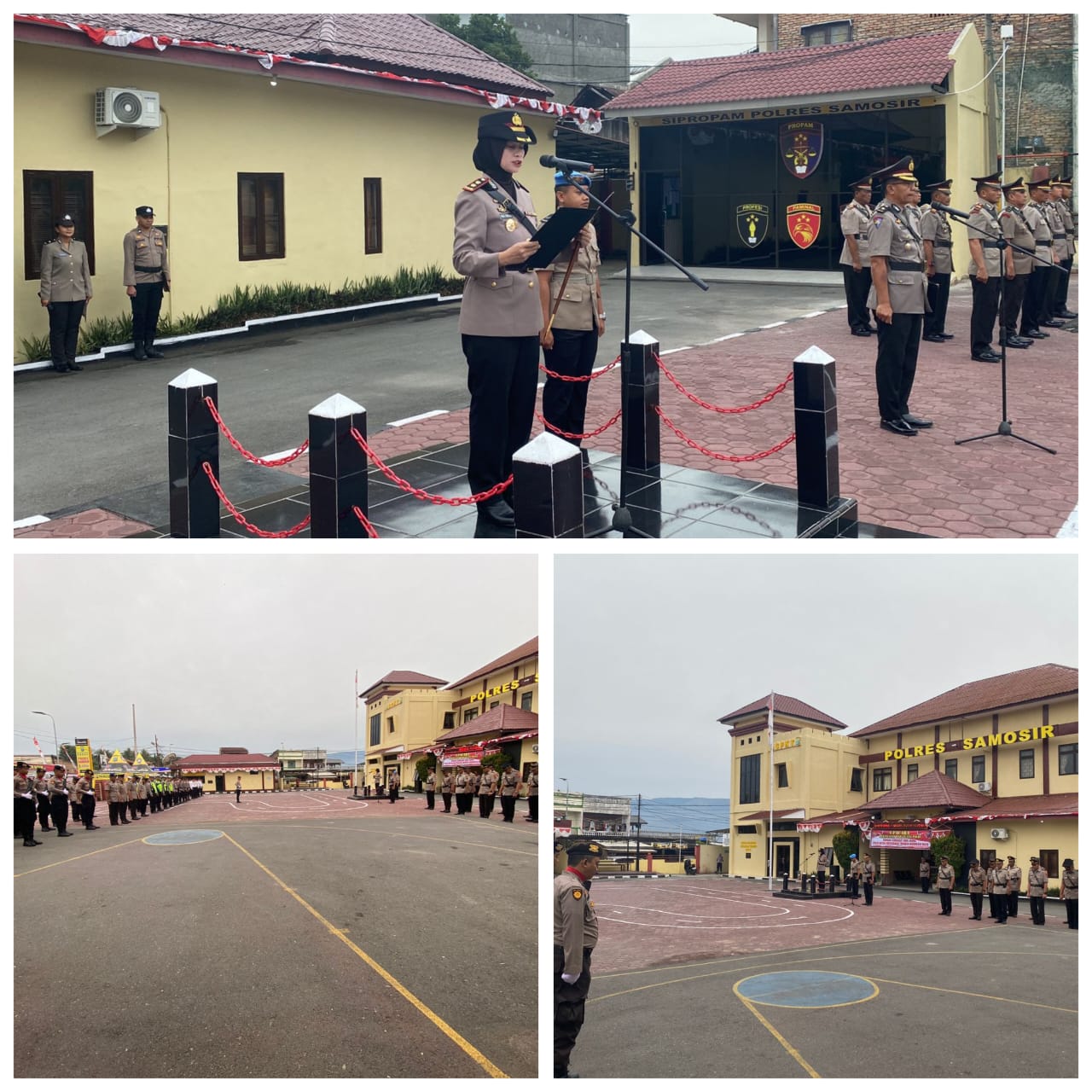 Polres Samosir Gelar Upacara Peringatan Hari Juang Polri dengan Semangat Pengabdian