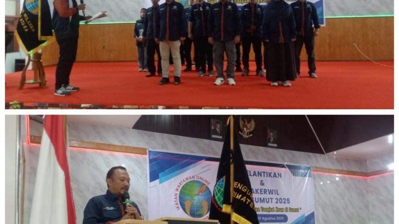 PW IWO Sumut Dilantik, Siap Jadi Garda Terdepan Jurnalisme Sehat dan Antisipasi Hoaks