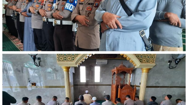 Polres Samosir Gelar Shalat Gaib untuk Almarhum Driver Ojek Online Affan Kurniawan