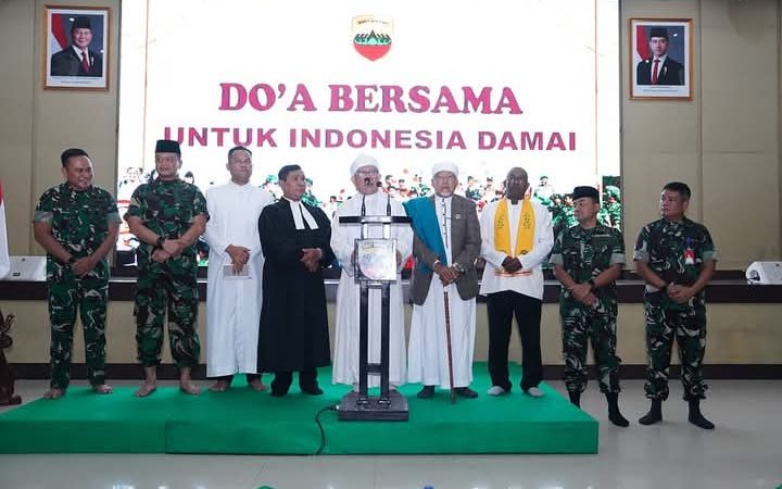 Kodam I/BB Rangkul Semua Elemen di Doa Bersama Indonesia Damai
