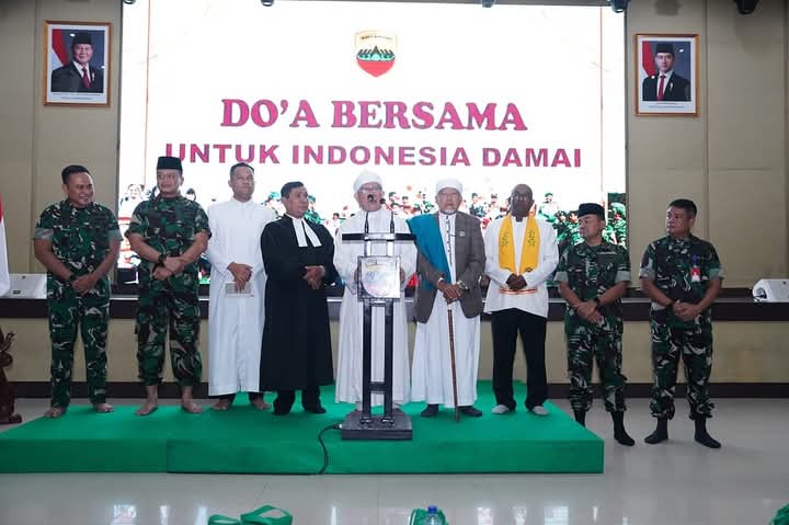 Kodam I/BB Rangkul Semua Elemen di Doa Bersama Indonesia Damai