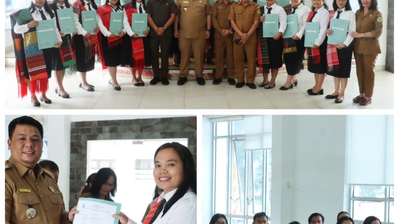 Bupati Samosir Serahkan SK Pengangkatan P3K Tahap II kepada 21 Orang