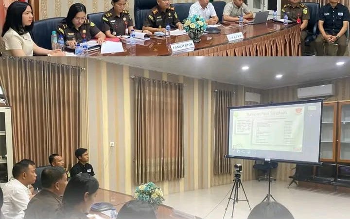 Kejari Samosir Gelar Zoom Meeting Restorative Justice Bersama Jaksa Agung Muda Pidana Umum