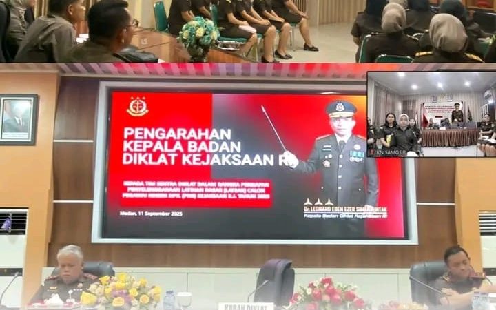 Kejaksaan Negeri Samosir Hadiri Zoom Meeting Sosialisasi Latsar CPNS 2025
