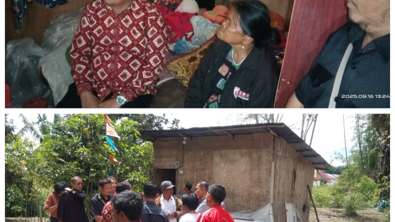 Kunjungan Rapidin Simbolon ke Rumah Gubuk Rupina Boru Sitorus: Sebuah Panggilan bagi Pemerintah