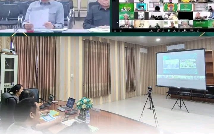 Kejaksaan Negeri Samosir Hadiri Zoom Meeting Optimalisasi Aplikasi Jaga Desa
