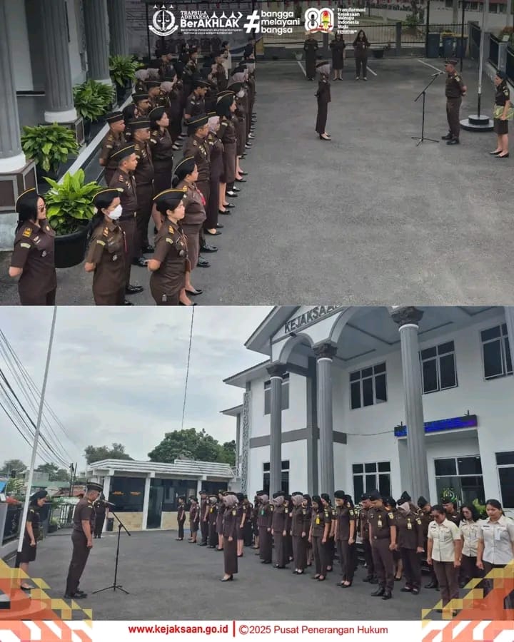 Apel Senin Kejaksaan Negeri Samosir: Membangun Karakter dan Integritas CPNS