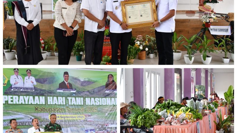 Perayaan Hari Tani Nasional di Samosir: Mendorong Kemajuan Pertanian dan Petani Milenial