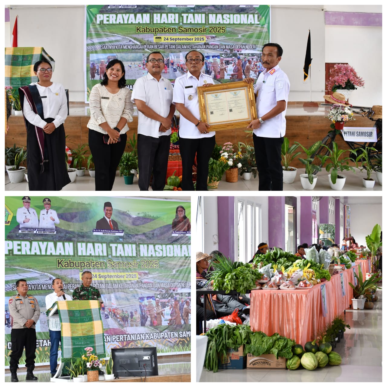 Perayaan Hari Tani Nasional di Samosir: Mendorong Kemajuan Pertanian dan Petani Milenial