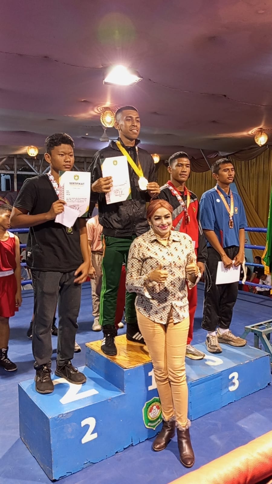 Adv Anita Raj Punjabi Hadir Sebagai Tamu Kehormatan Penyerahan Medali Popnas XVII Sumut 2025