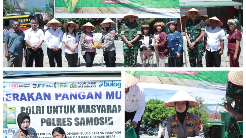 Polres Samosir Gelar Penanaman Jagung Serentak dalam Rangka Mendukung Ketahanan Pangan Nasional