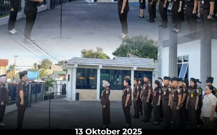 Kejaksaan Negeri Samosir Gelar Apel Kerja Rutin, Tekankan Pentingnya Tri Krama Adhyaksa
