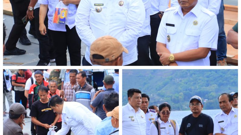 Bupati Samosir Tinjau Persiapan Venue Utama Trail of The King 2025