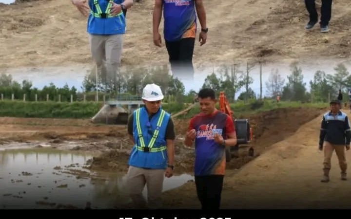Kejaksaan Negeri Samosir Tinjau Proyek Optimalisasi Embung Pea Roba