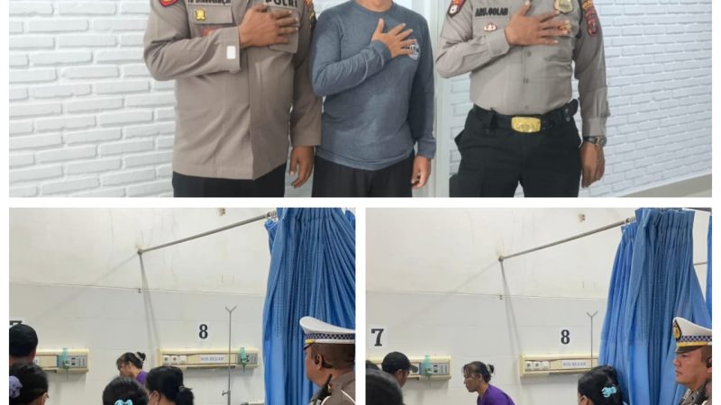 Polres Samosir Tunjukkan Kepedulian Kemanusiaan di Event Trail Of The Kings 2025