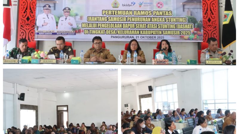 Pemkab Samosir Luncurkan Program Ramos Pantas untuk Turunkan Angka Stunting