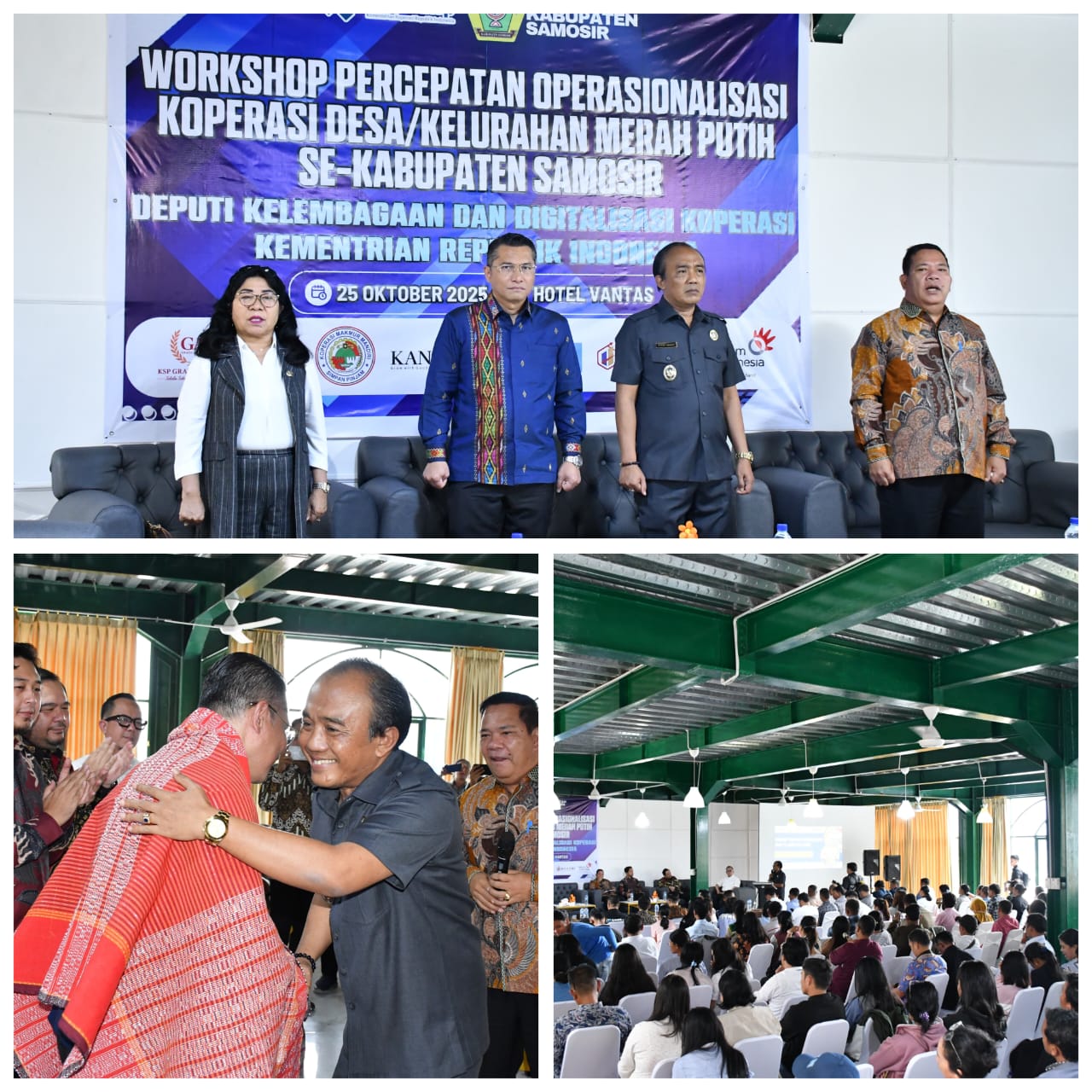 Pemkab Samosir Gelar Workshop Percepatan Operasionalisasi Koperasi Desa Merah Putih