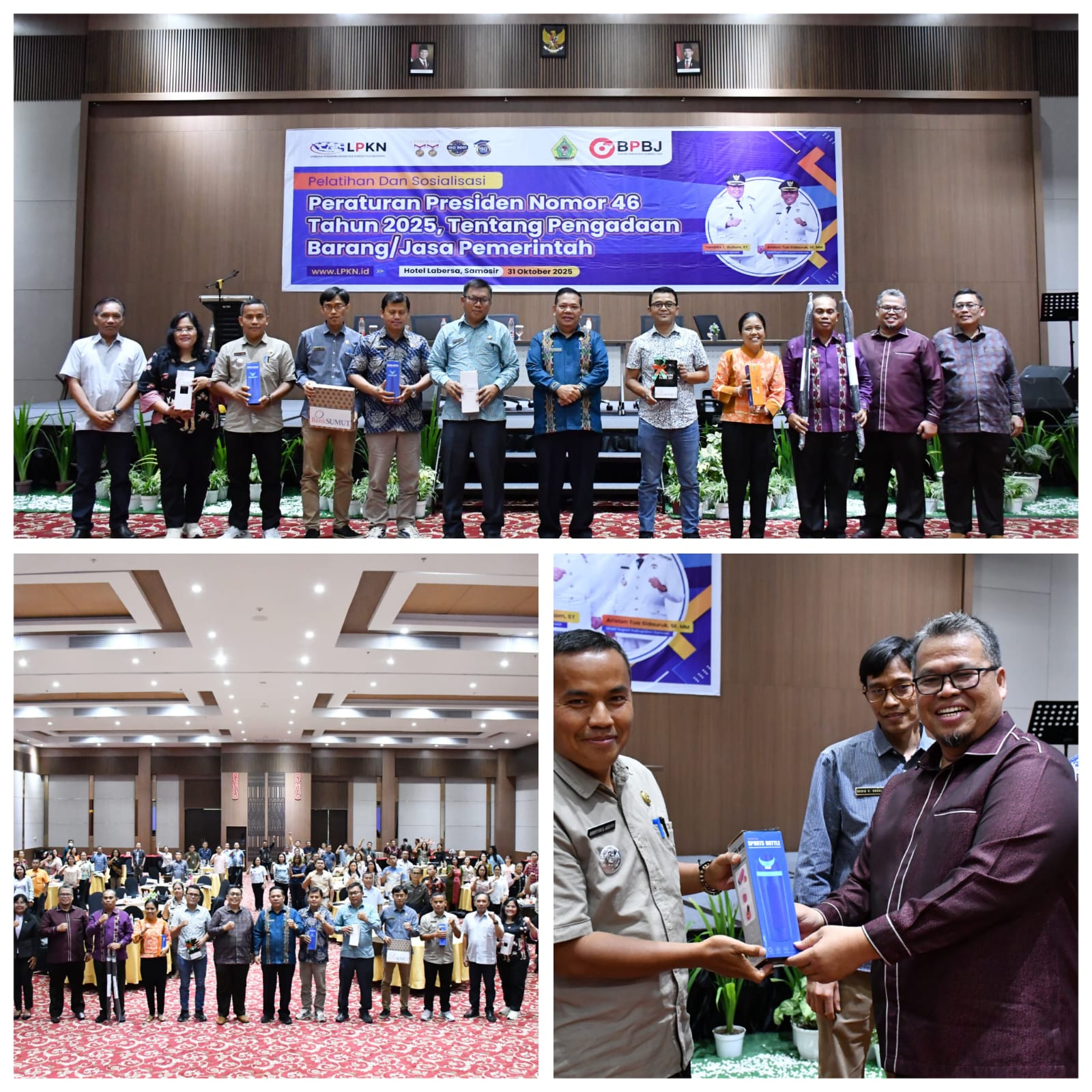 Pemkab Samosir Gelar Pelatihan dan Sosialisasi Perpres No. 46 Tahun 2025 tentang Pengadaan Barang/Jasa Pemerintah