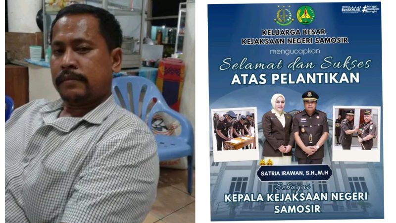 Keluarga Besar Kejaksaan Negeri Samosir Mengucapkan Selamat atas Pelantikan Bapak Satria Irawan sebagai Kepala Kejaksaan Negeri Samosir