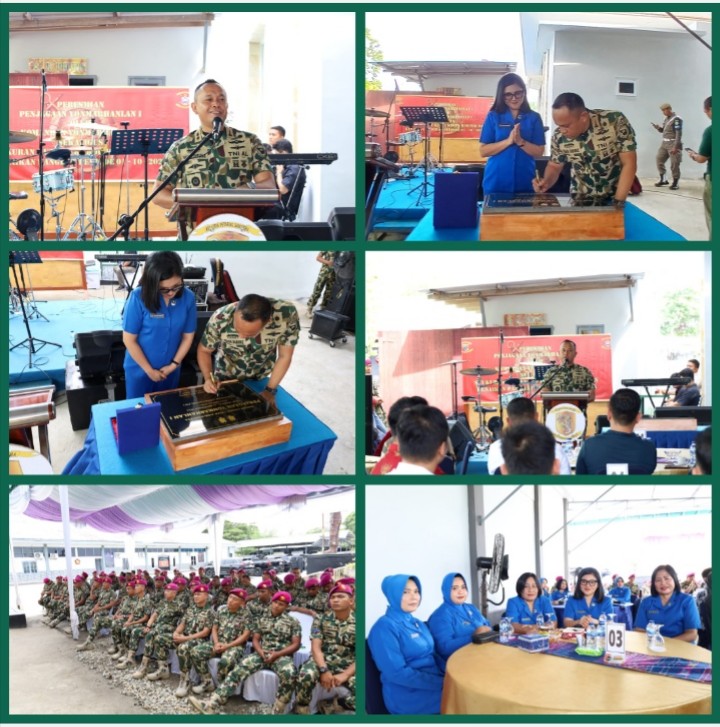 Yonmarhanlan I Gelar Acara Syukuran HUT Ke 80 Korps Marinir, Syukuran Kenkat Dan Peresmian Pos Penjagaan