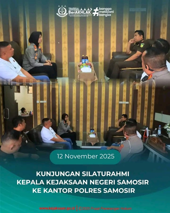 Kejaksaan Negeri Samosir dan Polres Samosir Perkuat Kerjasama dalam Penanganan Perkara