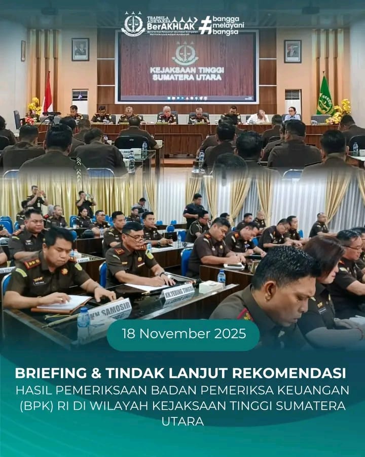 Kejaksaan Negeri Samosir Hadiri Rapat Pengarahan Kajati Sumut, Tekankan Transparansi dan Akuntabilitas