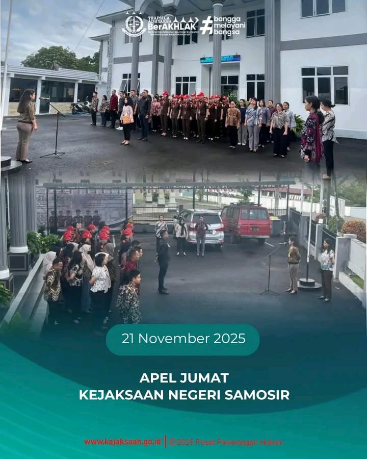 Kejaksaan Negeri Samosir Gelar Apel Sore, Perkuat Disiplin dan Kualitas Pelayanan Publik